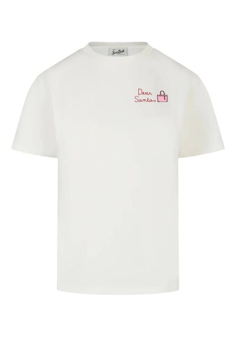 T-shirt Donna con stampa SAINT BARTH | EMI0002 EMILIE W03929I DEAR SANTA BAG 10EMB
